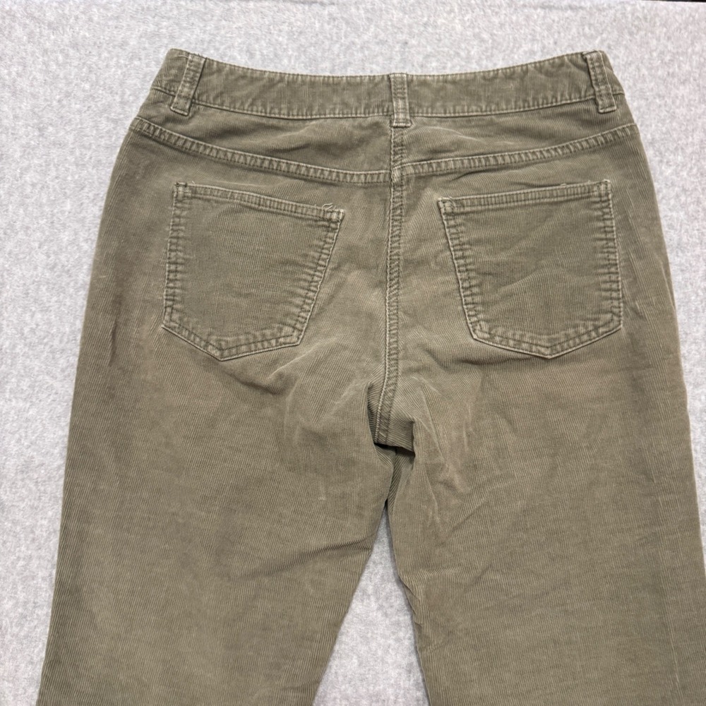 Boden Womens Olive Green Corduroy Straight Leg Pants Size US 6R UK 10R - Picture 7 of 9